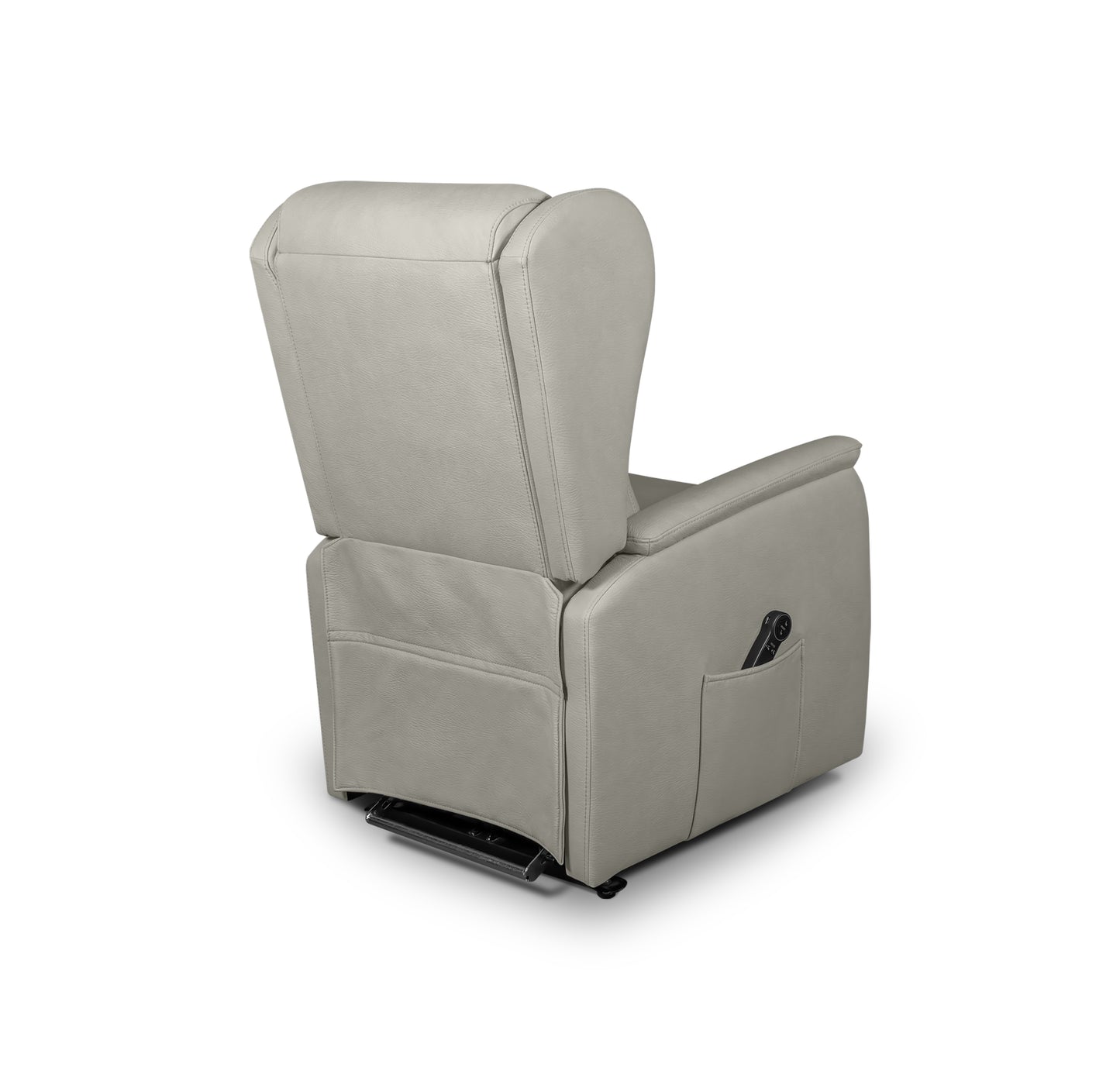 Sillón Relax Eléctrico Ankor con 2 Motores Independientes, Carro de Desplazamiento y Tapizado Antimanchas | Reclinación Respaldo y Pies | Muelles Ensacados | Bolsillo Lateral