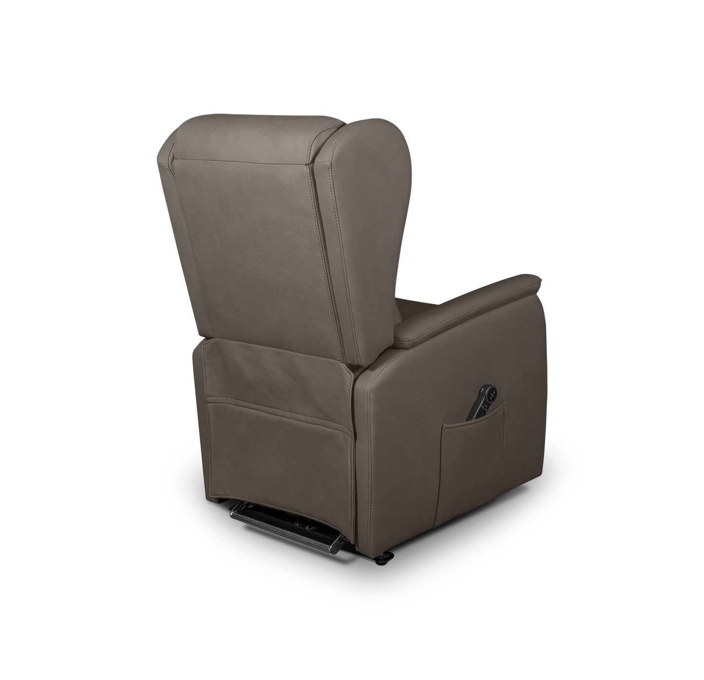 Sillón Relax Eléctrico Ankor con 2 Motores Independientes, Carro de Desplazamiento y Tapizado Antimanchas | Reclinación Respaldo y Pies | Muelles Ensacados | Bolsillo Lateral