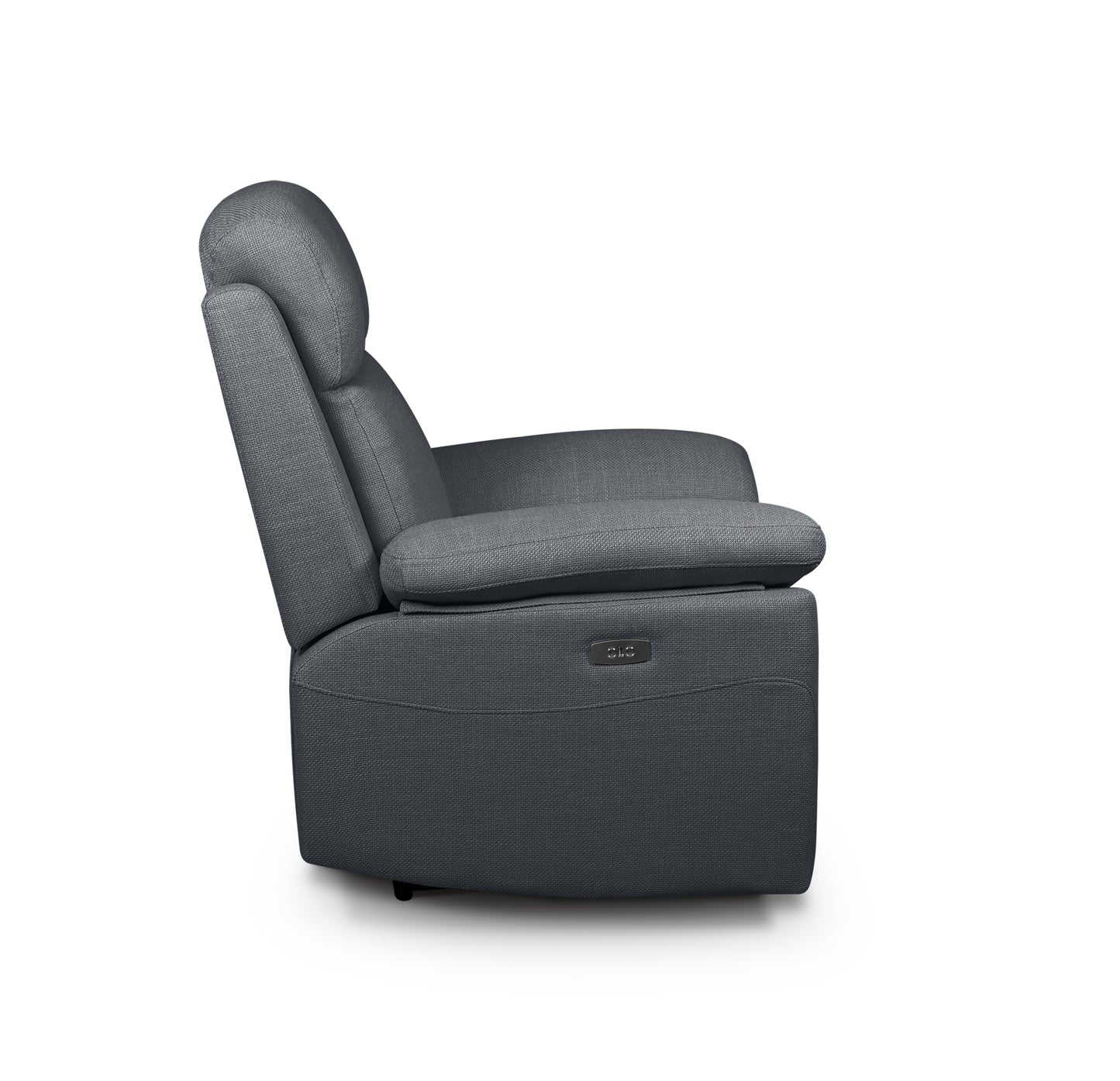 Sillón Relax Eléctrico Reclinable Dorian con 1 Motor | Tapizado Tela Antimanchas AquaClean | Muelles Ensacados MaxConfort | Estructura de Madera de Haya | Reposabrazos Laterales