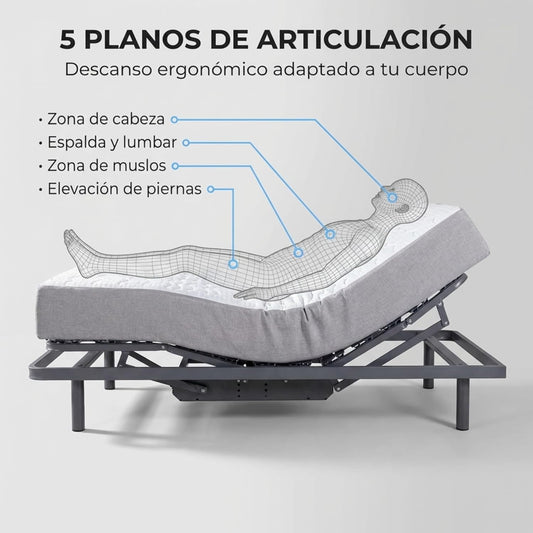 Cama Articulada Eléctrica Matrimonio