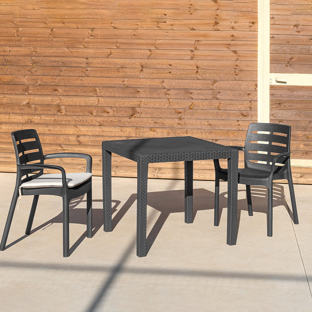 Sillas apilables exterior CANADA 61x54x82cm
