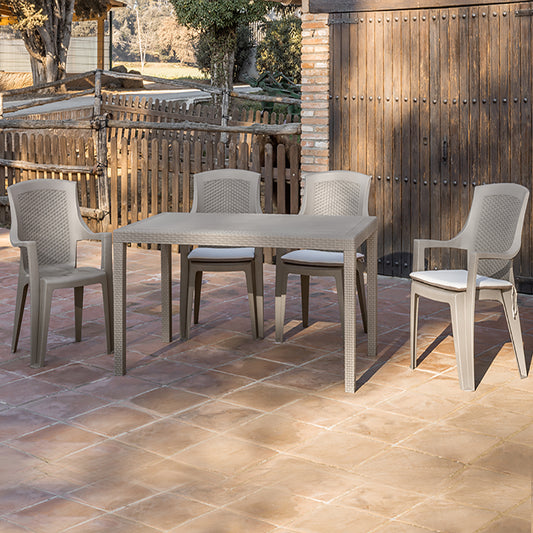 Sillas apilables terraza PARADIS 55x60x91cm