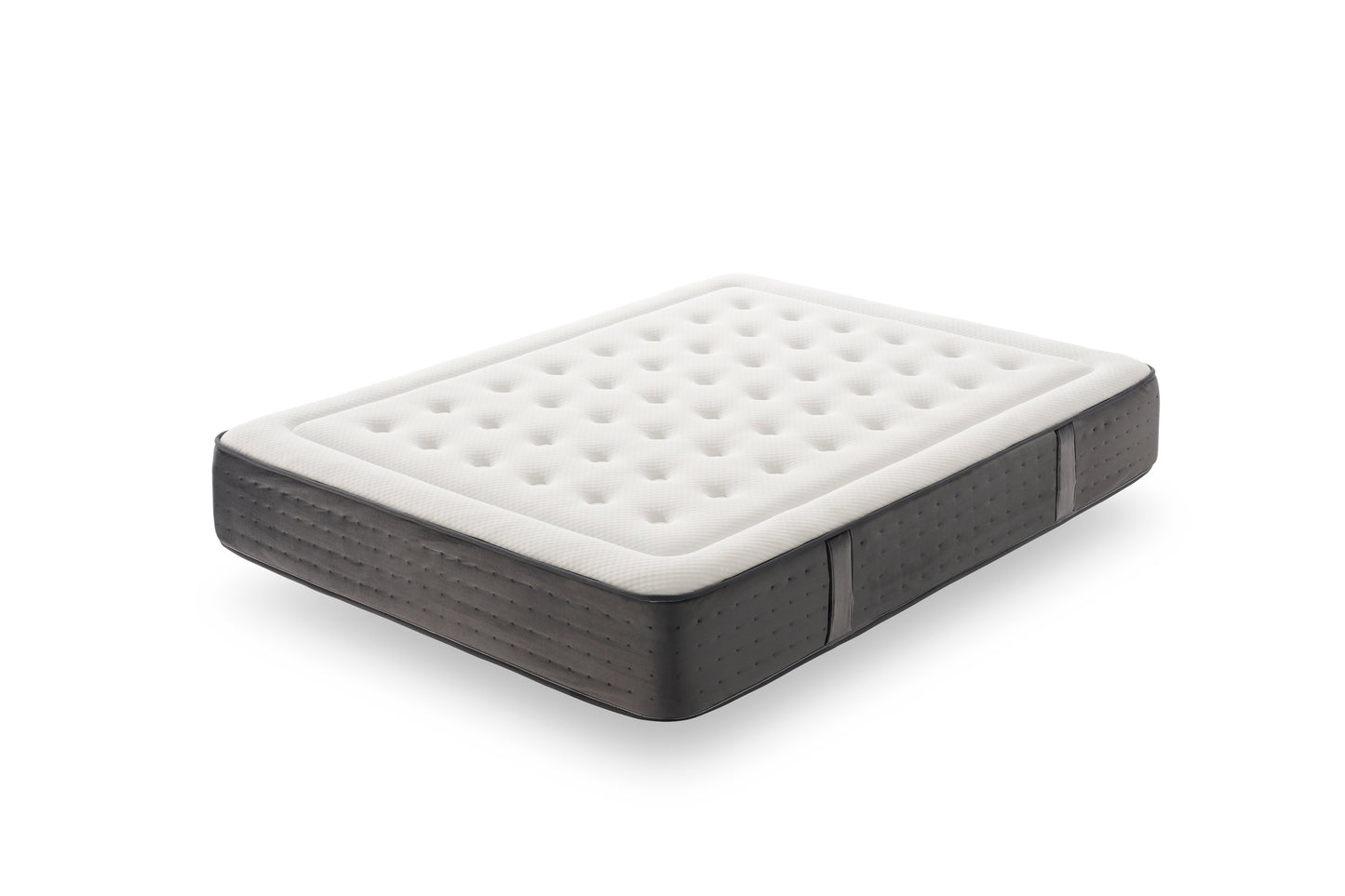 Colchón Premium BARROCO | Muelles Ensacados y Viscoelástica Gel D60 | Altura 29 cm | Reversible Verano/Invierno con Tejido 2D Transpirable | Firmeza Medio Alta | Hipoalergénico