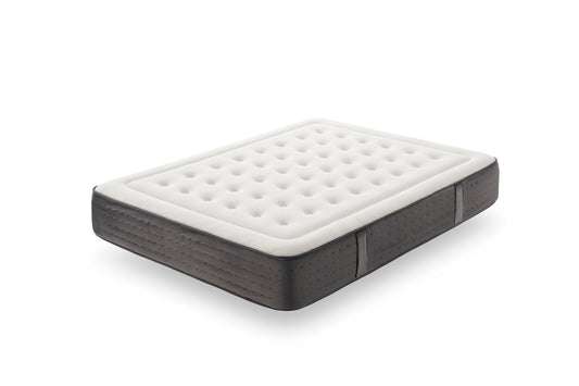 Colchón Premium BARROCO | Muelles Ensacados y Viscoelástica Gel D60 | Altura 29 cm | Reversible Verano/Invierno con Tejido 2D Transpirable | Firmeza Medio Alta | Hipoalergénico