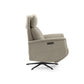 Sillón Relax Reclinable y Giratorio Morfeo | Tapizado Tela Antimanchas AquaClean 1 Motor Eléctrico, Cabezal Regulable, Reposapiés y Puerto USB-C