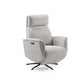 Sillón Relax Reclinable y Giratorio Morfeo | Tapizado Tela Antimanchas AquaClean 1 Motor Eléctrico, Cabezal Regulable, Reposapiés y Puerto USB-C