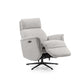 Sillón Relax Reclinable y Giratorio Morfeo | Tapizado Tela Antimanchas AquaClean 1 Motor Eléctrico, Cabezal Regulable, Reposapiés y Puerto USB-C