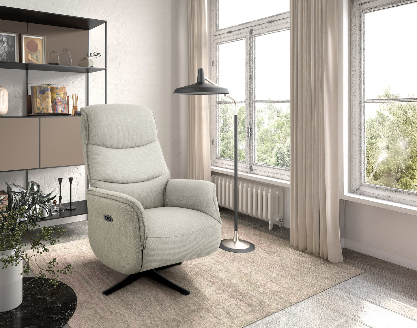 Sillón Relax Giratorio Konna