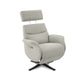Sillón Relax Giratorio Marvin con 2 Motores Independientes | Cabezal Regulable en Altura y Posiciones | Botón Cierre Automático, Puerto USB y Tapizado Antimanchas Aquaclean