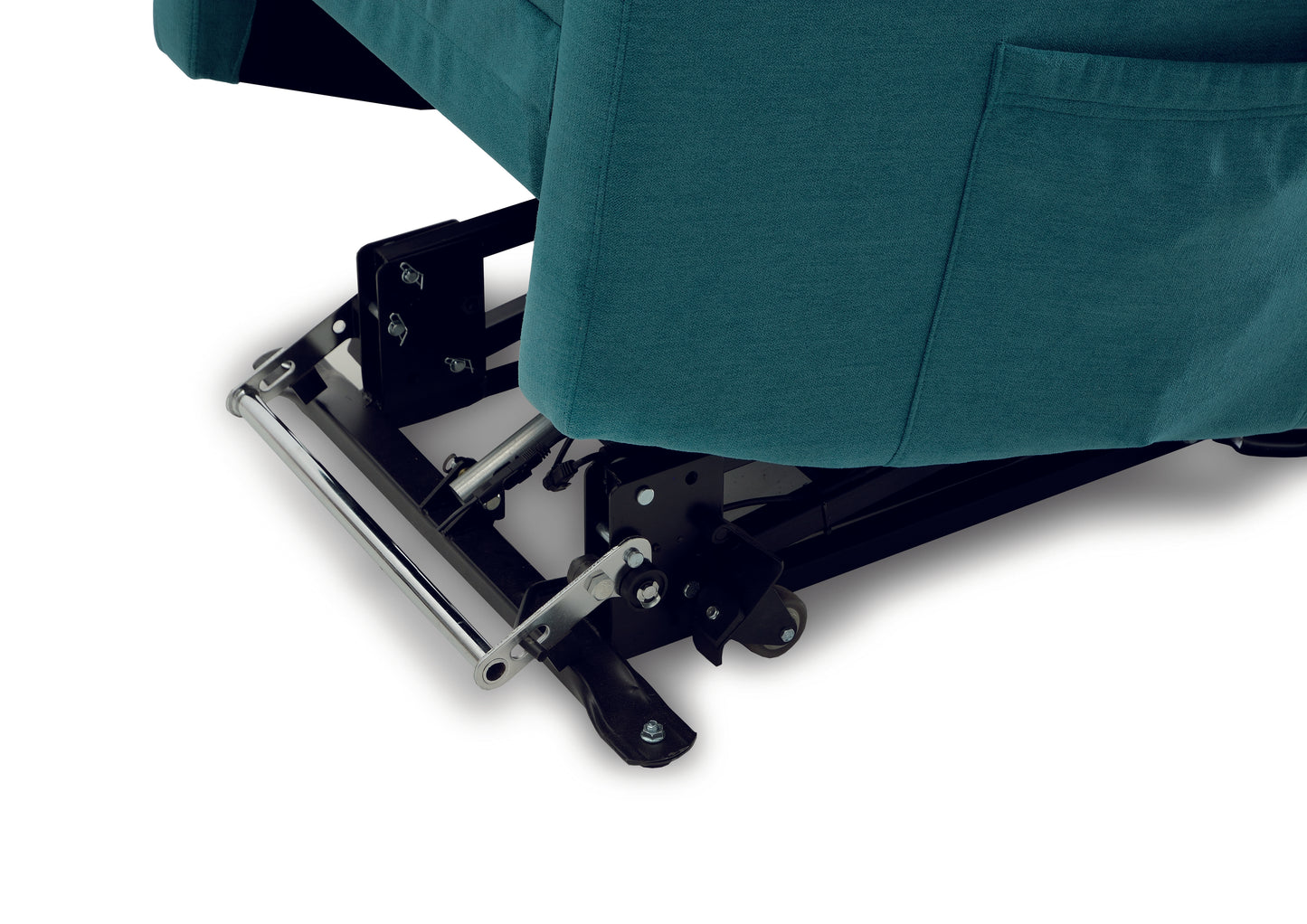 Sillón Relax Eléctrico Ankor con 2 Motores Independientes, Carro de Desplazamiento y Tapizado Antimanchas | Reclinación Respaldo y Pies | Muelles Ensacados | Bolsillo Lateral