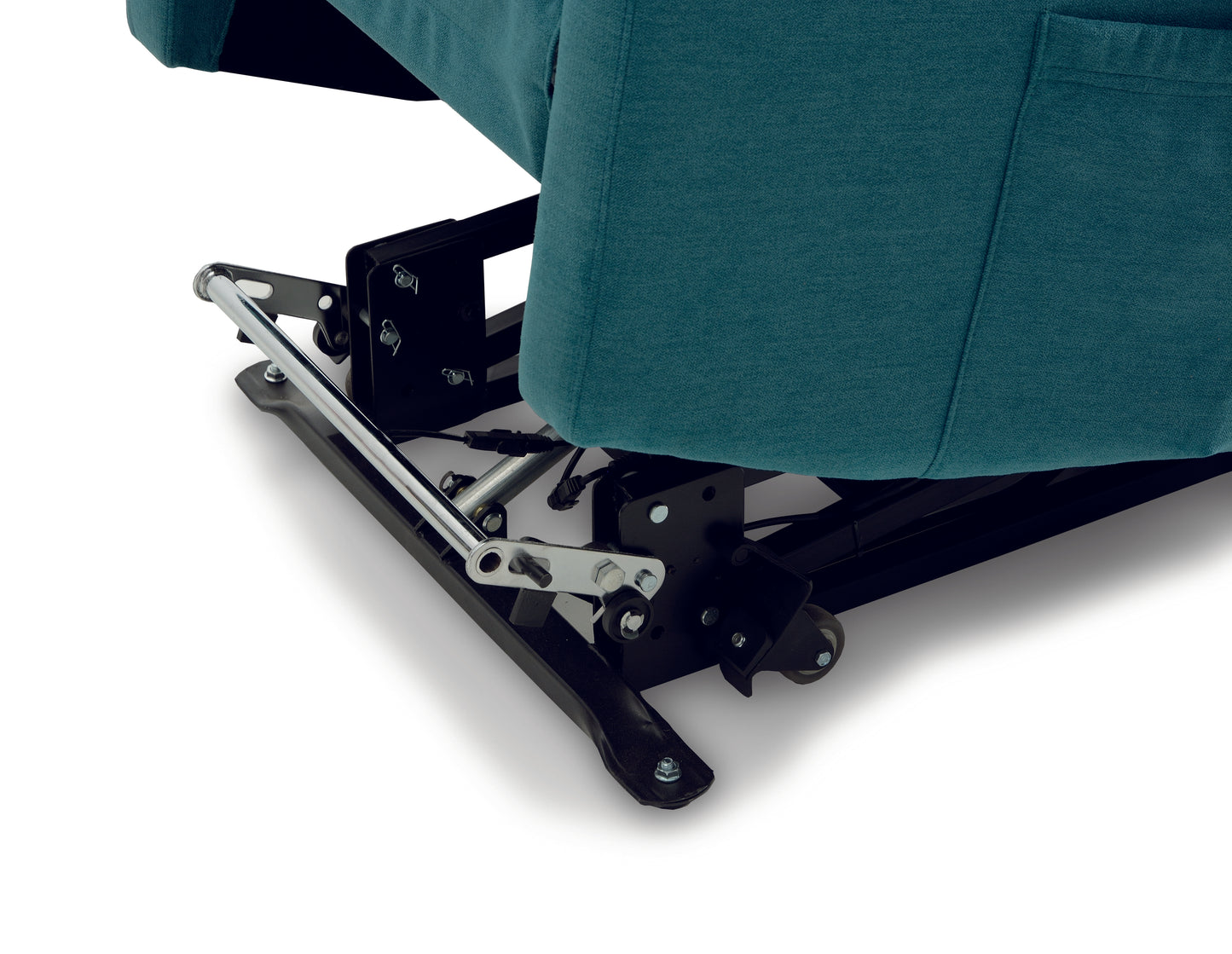 Sillón Relax Eléctrico Ankor con 2 Motores Independientes, Carro de Desplazamiento y Tapizado Antimanchas | Reclinación Respaldo y Pies | Muelles Ensacados | Bolsillo Lateral