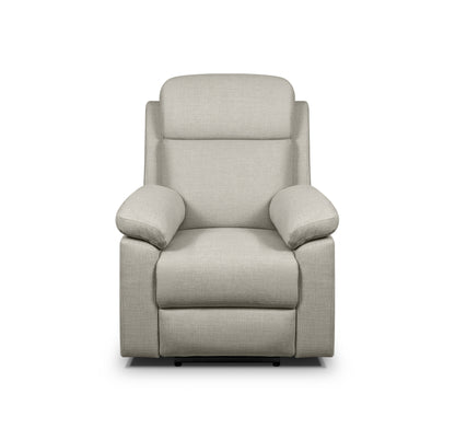 Sillón Relax Eléctrico Reclinable Dorian con 1 Motor | Tapizado Tela Antimanchas AquaClean | Muelles Ensacados MaxConfort | Estructura de Madera de Haya | Reposabrazos Laterales