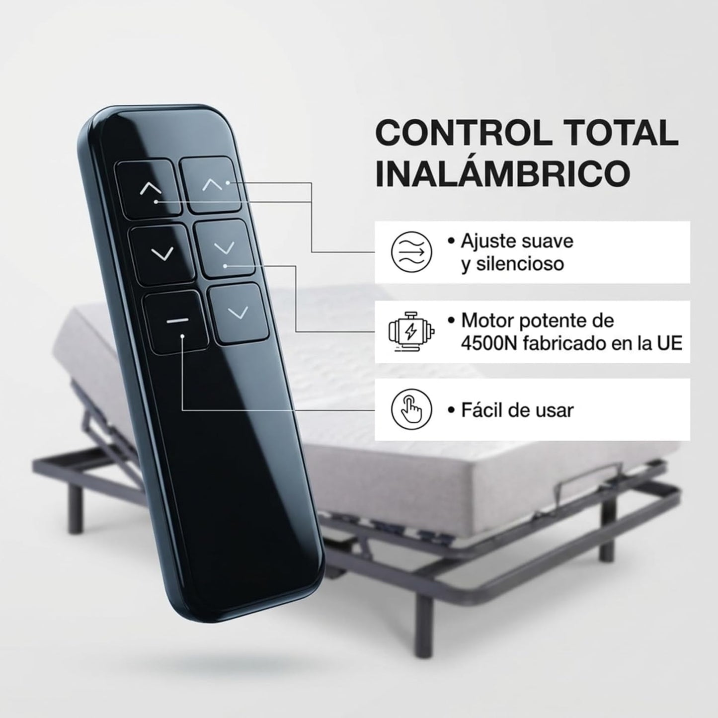 Cama Articulada Eléctrica Matrimonio 2 Lechos