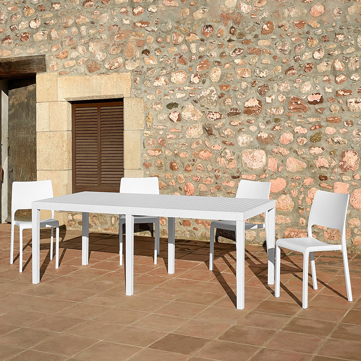 Sillas apilables terraza CITY 53x47x82cm