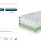 Colchón GADEA 26 cm HR Biopore y Viscopore | Núcleo Airtech 45D Alta Densidad | Firmeza Media | Reversible Verano/Invierno | Transpirable, Antibacteriano e Hipoalergénico
