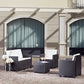 Set butacas modulares convertibles en sofá dos plazas SIRACUSA 63x58x74cm