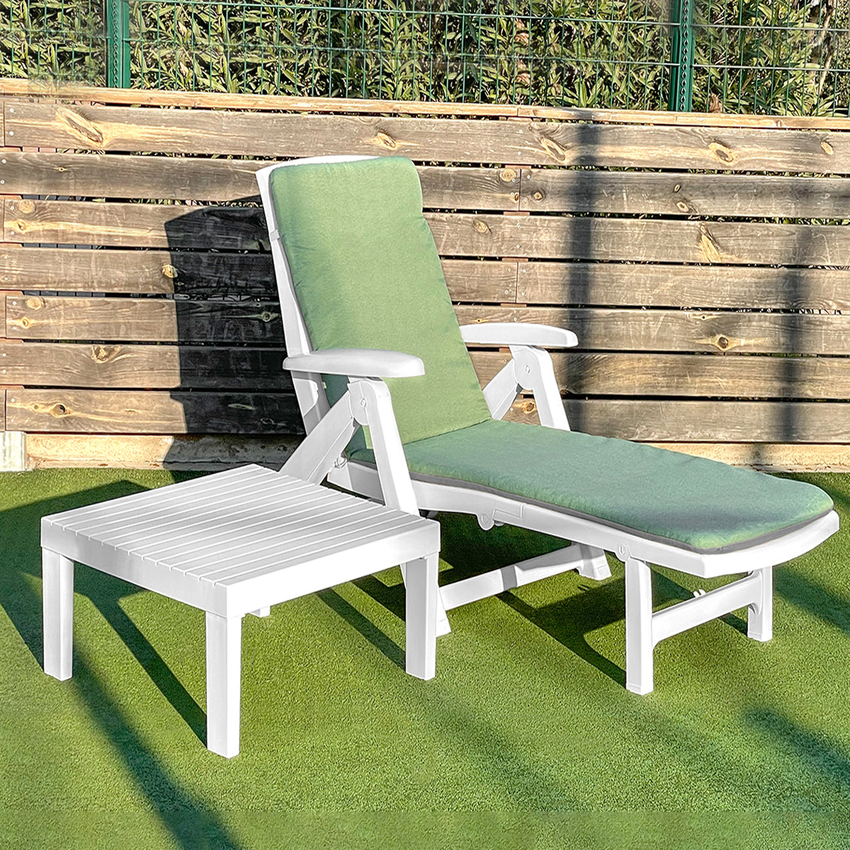 Mesa centro jardín BALTICO 65x65x32cm